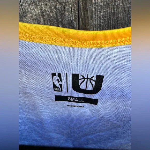 NBA Golden State Warriors Basketball Tank Top Jersey Number 46 Steph Curry - Picture 4 of 5